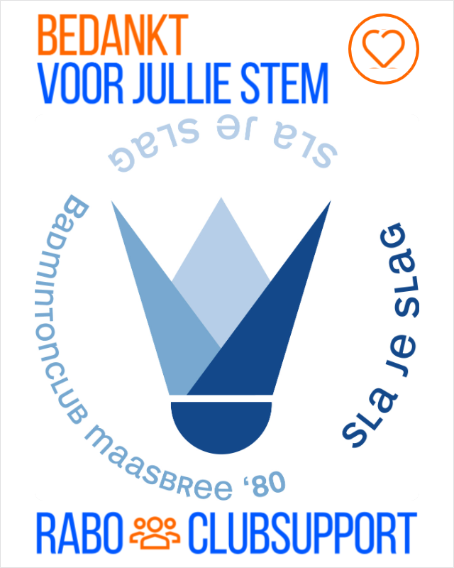 Bedankt voor jullie stem Rabo ClubsSupport 2024